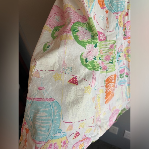 Lilly Pulitzer Vintage Lantern Glow in Dark Dress 6X - Picture 9 of 11